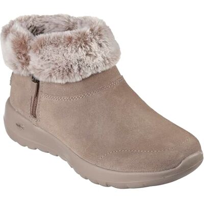Skechers Bottes JoyAnkle On-the-Go pour femme, Daim taupe foncé, 38 EU - Publicité Skechers Bottes JoyAnkle On-the-Go pour femme, Daim taupe foncé, 38 EU - Publicité