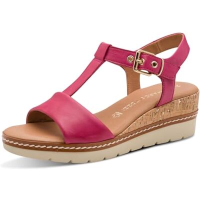MARCO TOZZI Femme Sandale semelle intérieure Feel Me douce Cuir doublure douce Moderne, rose (PINK), 42 EU - Publicité MARCO TOZZI Femme Sandale semelle intérieure Feel Me douce Cuir doublure douce Moderne, rose (PINK), 42 EU - Publicité