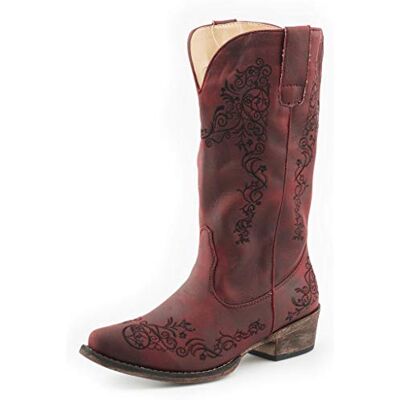 ROPER Bottes Riley Scroll pour femme, Rouge, 42 EU - Publicité ROPER Bottes Riley Scroll pour femme, Rouge, 42 EU - Publicité