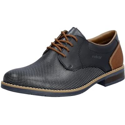 Rieker Homme 10308 à Lacets, Bleu, 45 EU - Publicité Rieker Homme 10308 à Lacets, Bleu, 45 EU - Publicité