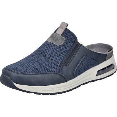 Rieker Homme B1091 Sabots, Bleu, 45 EU - Publicité Rieker Homme B1091 Sabots, Bleu, 45 EU - Publicité