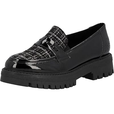 Rieker Mocassins 47550 pour Femme, Noir, 41 EU - Publicité Rieker Mocassins 47550 pour Femme, Noir, 41 EU - Publicité