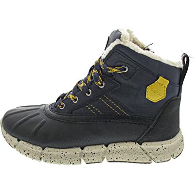 Geox Garçon J Flexyper Boy B Abx Bottines, Navy/Yellow, 37 EU - Publicité Geox Garçon J Flexyper Boy B Abx Bottines, Navy/Yellow, 37 EU - Publicité