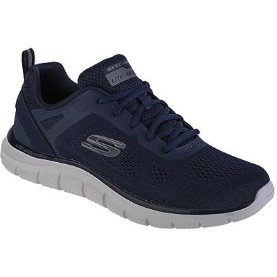 Skechers Track Broader, Chaussures de Sport pour Homme, Bleu Marine (Navy Mesh PU), 47.5 EU - Publicité Skechers Track Broader, Chaussures de Sport pour Homme, Bleu Marine (Navy Mesh PU), 47.5 EU - Publicité