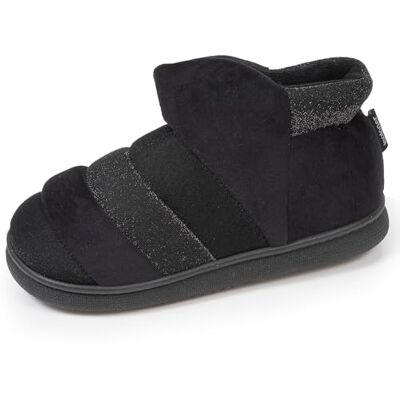 Isotoner Chaussons pantoufles Bottillons femme semelle bloup extra confort, 36, noir - Publicité Isotoner Chaussons pantoufles Bottillons femme semelle bloup extra confort, 36, noir - Publicité
