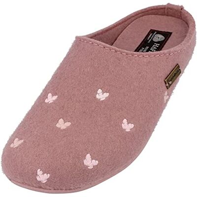 HAFLINGER Chaussons Femme Everest Farfalline 484014, Pointure:39 EU, La Couleur:Rose - Publicité HAFLINGER Chaussons Femme Everest Farfalline 484014, Pointure:39 EU, La Couleur:Rose - Publicité