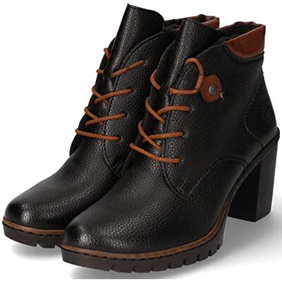 Rieker Y2502, Bottine Femme, Noir, 41 EU - Publicité Rieker Y2502, Bottine Femme, Noir, 41 EU - Publicité