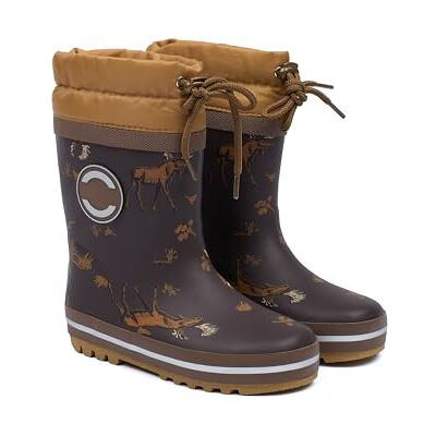 Mikk-Line Bottes en caoutchouc doublées chaudes pour enfants Bottes de pluie imperméables pour garçons et filles Bottes en caoutchouc thermiques coupe-vent Chaussures de pluie avec détails - Publicité Mikk-Line Bottes en caoutchouc doublées chaudes pour enfants Bottes de pluie imperméables pour garçons et filles Bottes en caoutchouc thermiques coupe-vent Chaussures de pluie avec détails - Publicité