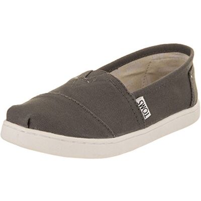 TOMS Mixte enfant Alpargata Core Mocassin plat, Gris, 36.5 EU - Publicité TOMS Mixte enfant Alpargata Core Mocassin plat, Gris, 36.5 EU - Publicité