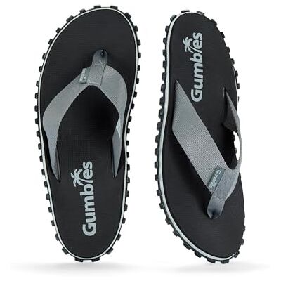 Gumbies Duckbill Tongs unisexes avec sangles en plastique recyclé et semelle en caoutchouc recyclé – Confort garanti, noir/gris, 44 EU - Publicité Gumbies Duckbill Tongs unisexes avec sangles en plastique recyclé et semelle en caoutchouc recyclé – Confort garanti, noir/gris, 44 EU - Publicité