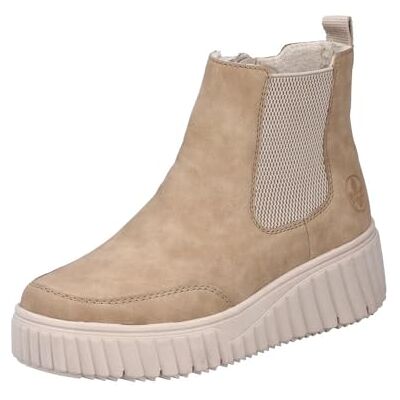 Rieker Bottines Chelsea N2558 pour femme, beige, 41 EU, beige, 41 EU - Publicité Rieker Bottines Chelsea N2558 pour femme, beige, 41 EU, beige, 41 EU - Publicité