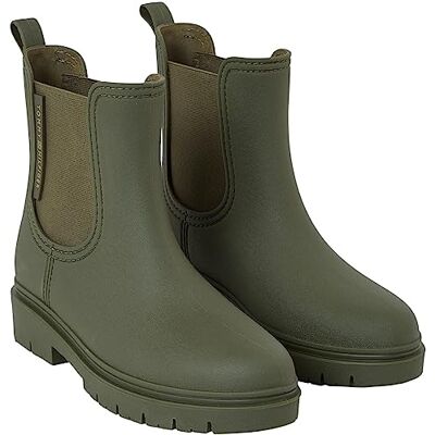 Tommy Hilfiger Femme Bottines de Pluie Essential Rainbootie Mi-Hautes, Vert (Army Green), 37 EU - Publicité Tommy Hilfiger Femme Bottines de Pluie Essential Rainbootie Mi-Hautes, Vert (Army Green), 37 EU - Publicité