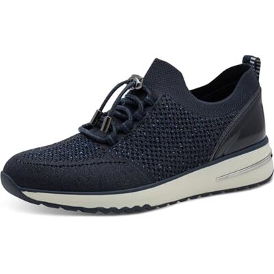 MARCO TOZZI Femmes Baskets Feel Me Doux Semelle Amovible Doublure Douce Élastique, Bleu (Navy Comb), 36 EU - Publicité MARCO TOZZI Femmes Baskets Feel Me Doux Semelle Amovible Doublure Douce Élastique, Bleu (Navy Comb), 36 EU - Publicité
