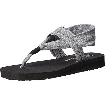 Skechers Women's Meditation Studio Kicks Open Toe Sandals, gris, 37 EU - Publicité Skechers Women's Meditation Studio Kicks Open Toe Sandals, gris, 37 EU - Publicité
