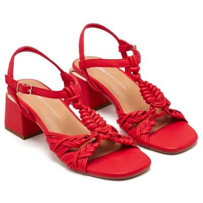 GIOSEPPO Sandales Barnard en cuir, rouge, 40 EU - Publicité GIOSEPPO Sandales Barnard en cuir, rouge, 40 EU - Publicité