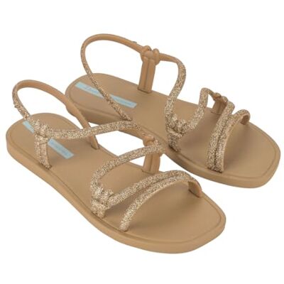 Ipanema Femme Solar Glow Sand Ad Tongues, Beige Glitter Green, 39 EU - Publicité Ipanema Femme Solar Glow Sand Ad Tongues, Beige Glitter Green, 39 EU - Publicité