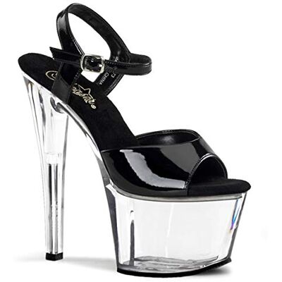 Pleaser SKY-309, Sandales Plateforme Femme, Noir (Blk Pat/CLR), 40 EU (7) - Publicité Pleaser SKY-309, Sandales Plateforme Femme, Noir (Blk Pat/CLR), 40 EU (7) - Publicité