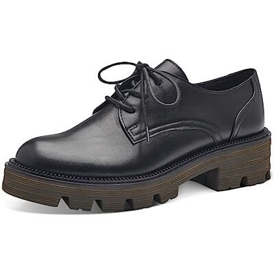 MARCO TOZZI Femme à Lacets, Noir/Kaki, 38 EU - Publicité MARCO TOZZI Femme à Lacets, Noir/Kaki, 38 EU - Publicité