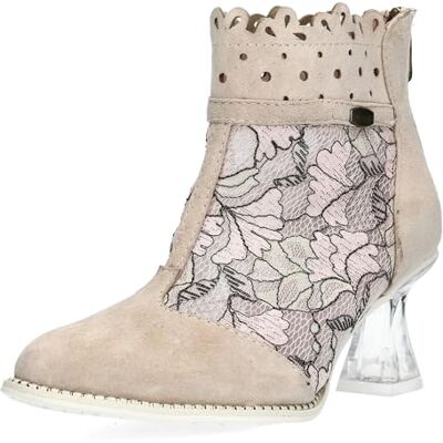 LAURA VITA Bottines Femme , Pointure:40 EU, La Couleur:Beige - Publicité LAURA VITA Bottines Femme , Pointure:40 EU, La Couleur:Beige - Publicité