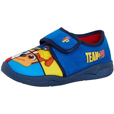 Paw Patrol Chase Marshall Pantoufles pour garçon Fermeture tactile, bleu, 31 EU - Publicité Paw Patrol Chase Marshall Pantoufles pour garçon Fermeture tactile, bleu, 31 EU - Publicité