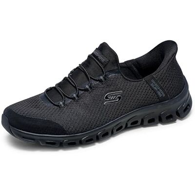 Skechers Glide-Step-Pursuit Baskets à Enfiler Mains Libres pour Femme, Noir = Noir, 5 Wide - Publicité Skechers Glide-Step-Pursuit Baskets à Enfiler Mains Libres pour Femme, Noir = Noir, 5 Wide - Publicité