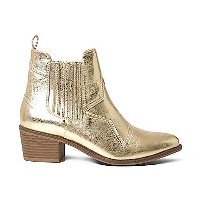 Joe Browns Bottines western dorées métallisées pour femme, doré, 37 EU - Publicité Joe Browns Bottines western dorées métallisées pour femme, doré, 37 EU - Publicité
