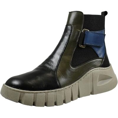 Gemini Bottines en Cuir pour Femmes 033313-02, Pointure:40 EU, La Couleur:Noir - Publicité Gemini Bottines en Cuir pour Femmes 033313-02, Pointure:40 EU, La Couleur:Noir - Publicité