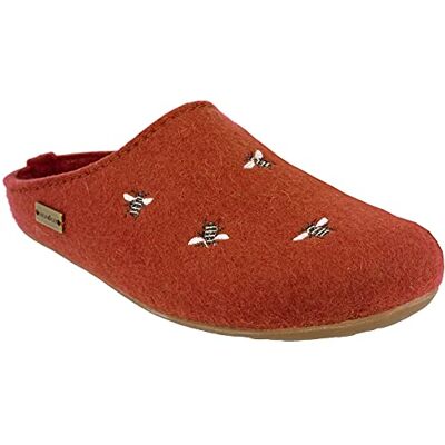 HAFLINGER Chaussons Femme Everest Api , Pointure:38 EU, La Couleur:Orange - Publicité HAFLINGER Chaussons Femme Everest Api , Pointure:38 EU, La Couleur:Orange - Publicité