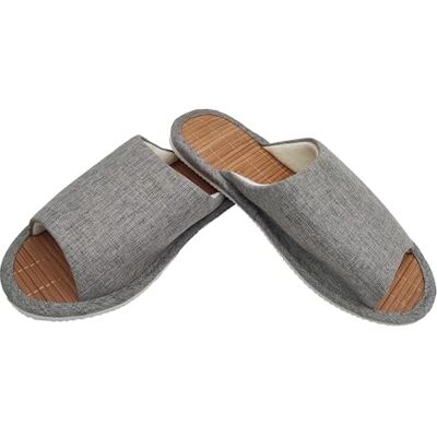 de fonseca Defonseca Chaussons pour homme d'été avec fond en bois, pantoufle antidérapant pour maison pour été, gris, 44/45 EU - Publicité de fonseca Defonseca Chaussons pour homme d'été avec fond en bois, pantoufle antidérapant pour maison pour été, gris, 44/45 EU - Publicité