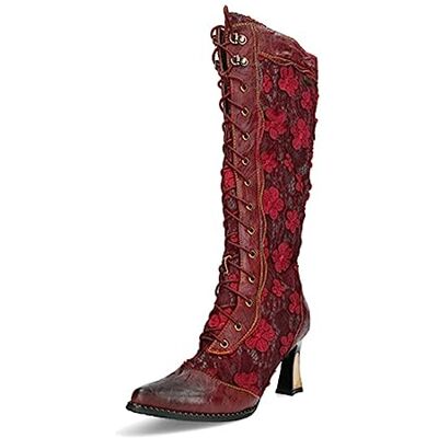 LAURA VITA Bottes pour Femmes Oanelo 02, Pointure:38 EU, La Couleur:Rouge - Publicité LAURA VITA Bottes pour Femmes Oanelo 02, Pointure:38 EU, La Couleur:Rouge - Publicité