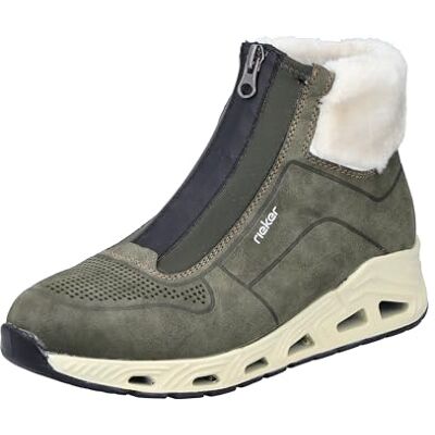 Rieker Femme N5271 Bottines, Vert, 36 EU - Publicité Rieker Femme N5271 Bottines, Vert, 36 EU - Publicité