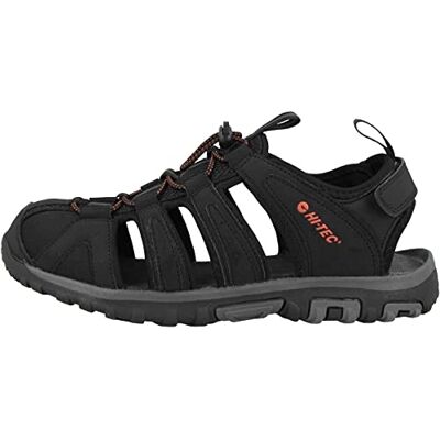 Hi-Tec O006716 Homme Sandales Bout fermé, Noir (Black/Picante 21), 42 EU - Publicité Hi-Tec O006716 Homme Sandales Bout fermé, Noir (Black/Picante 21), 42 EU - Publicité