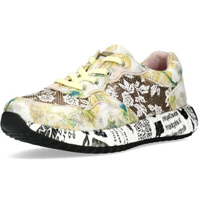 Laura Vita Baskets Laura Vita BURTON 05 Femme Beige - Publicité Laura Vita Baskets Laura Vita BURTON 05 Femme Beige - Publicité