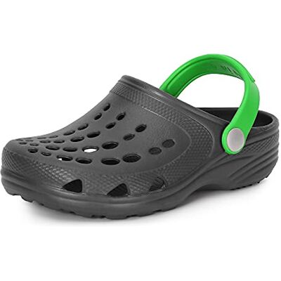 Ladeheid EVA Clogs Sabots Sandales Unisexe Enfant Fille Garçon LA-CA-06 (Gris/Vert, 26/27 EU) - Publicité Ladeheid EVA Clogs Sabots Sandales Unisexe Enfant Fille Garçon LA-CA-06 (Gris/Vert, 26/27 EU) - Publicité