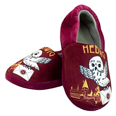 Harry Potter Fille Chaussons Hedwig Rouge 24 - Publicité Harry Potter Fille Chaussons Hedwig Rouge 24 - Publicité