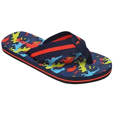 KangaROOS K-BK Bay Sandale, DK Navy Multi Dino, 28 EU - Publicité KangaROOS K-BK Bay Sandale, DK Navy Multi Dino, 28 EU - Publicité