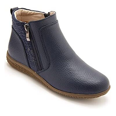 Pediconfort Boots cuir double zip - Publicité Pediconfort Boots cuir double zip - Publicité