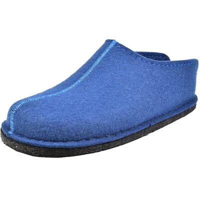 HAFLINGER Flair Smily 311013-0 Chaussons Mixte Adulte, Pointure:45 EU, La Couleur:Bleu - Publicité HAFLINGER Flair Smily 311013-0 Chaussons Mixte Adulte, Pointure:45 EU, La Couleur:Bleu - Publicité
