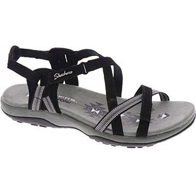 Skechers Sandales pour femme, Noir, 36 EU - Publicité Skechers Sandales pour femme, Noir, 36 EU - Publicité