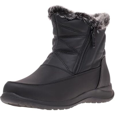 totes Dalia Womens Snow Boots, Black, 7.5 Wide - Publicité totes Dalia Womens Snow Boots, Black, 7.5 Wide - Publicité