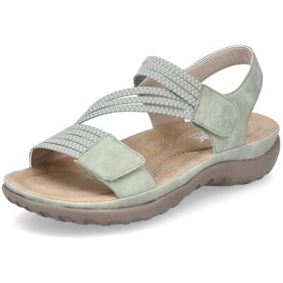 Rieker Femme Sandales 64870, Dame Sandales Fines,Chaussure d'été,Sandale d'été,Confortable,Plate,Vert (grün / 52),39 EU / 6 UK - Publicité Rieker Femme Sandales 64870, Dame Sandales Fines,Chaussure d'été,Sandale d'été,Confortable,Plate,Vert (grün / 52),39 EU / 6 UK - Publicité