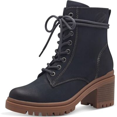 s.Oliver Bottines Plates en Dentelle pour Femme , Bleu Marine, 41 EU - Publicité s.Oliver Bottines Plates en Dentelle pour Femme , Bleu Marine, 41 EU - Publicité