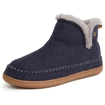 Dearfoams Alpine by Brixen Bottes pour Homme Chausson, Navy Heather, Medium - Publicité Dearfoams Alpine by Brixen Bottes pour Homme Chausson, Navy Heather, Medium - Publicité