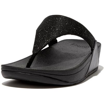 Fitflop Sandales Lulu Shimmerlux pour femme, tout noir, 43 EU - Publicité Fitflop Sandales Lulu Shimmerlux pour femme, tout noir, 43 EU - Publicité
