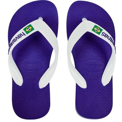 Havaianas Brasil Logo (Mini Me) Mixte Enfant Flipflop Marine Blue 31 EU - Publicité Havaianas Brasil Logo (Mini Me) Mixte Enfant Flipflop Marine Blue 31 EU - Publicité