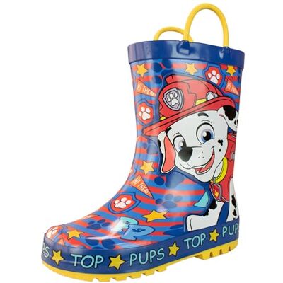 Paw Patrol Enfant Bottes en Caoutchouc La Pat' Patrouille Bleu Taille EU 26 (Taille UK 8) - Publicité Paw Patrol Enfant Bottes en Caoutchouc La Pat' Patrouille Bleu Taille EU 26 (Taille UK 8) - Publicité