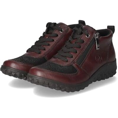 Rieker Bottes à lacets pour femme Rouge Taille 43 EU, rouge, 43 EU - Publicité Rieker Bottes à lacets pour femme Rouge Taille 43 EU, rouge, 43 EU - Publicité