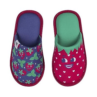 Dedoles Chaussons Homme Femme & Enfants Mousse Mémoire Pantoufles beaucoup designs amusants Licorne Musique Teckel Amour Panda Cadeau, Couleur: Fraises joyeuses, 28-29 EU - Publicité Dedoles Chaussons Homme Femme & Enfants Mousse Mémoire Pantoufles beaucoup designs amusants Licorne Musique Teckel Amour Panda Cadeau, Couleur: Fraises joyeuses, 28-29 EU - Publicité