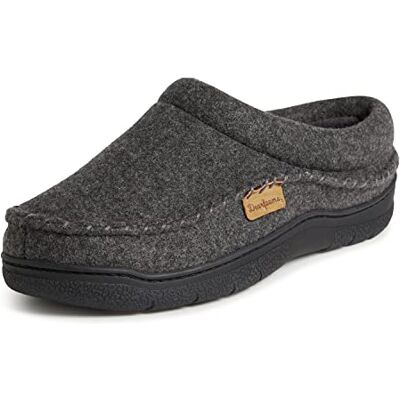 Dearfoams Thompson Chaussons en mousse à mémoire de forme pour homme, Gris foncé chiné., 6/7 UK - Publicité Dearfoams Thompson Chaussons en mousse à mémoire de forme pour homme, Gris foncé chiné., 6/7 UK - Publicité