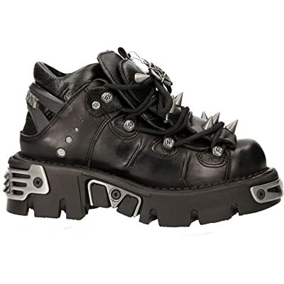 new rock Femmes 110-S1 des Bottes Pointes Métal Goth Punk Lacé - Publicité new rock Femmes 110-S1 des Bottes Pointes Métal Goth Punk Lacé - Publicité